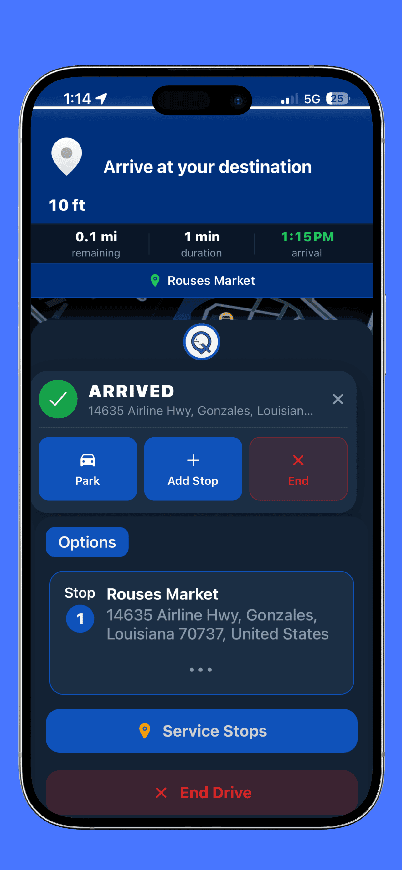 Arrival Confirmation