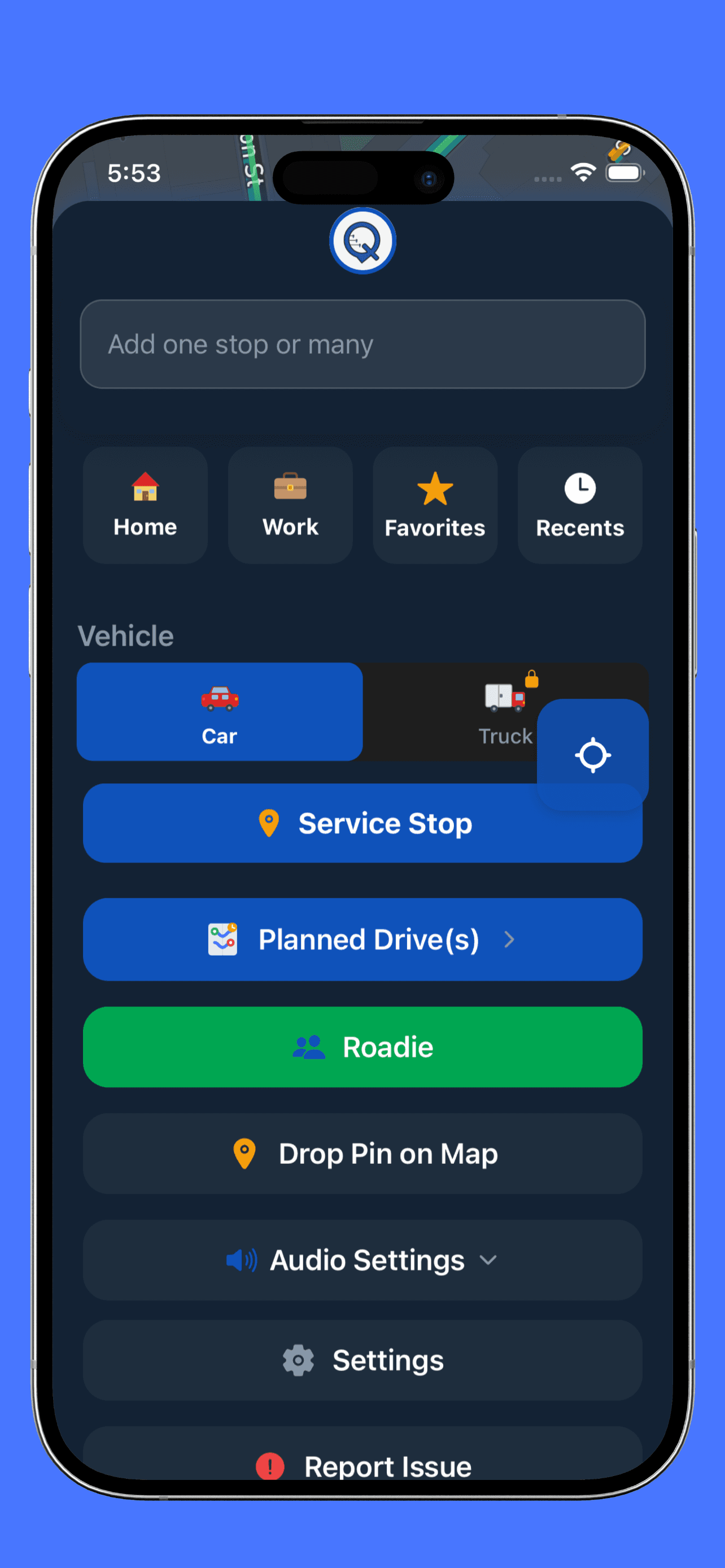 Home Screen